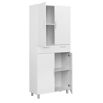 Armario Hogar - 1 Puerta - Venprodin - 183X42X41Cm - Blanco - Conforama