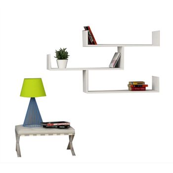 Estanterías De Pared - Baldas De Varios Niveles - Estantes Flotantes Con  Fijación Invisible Diseño Rectangular (gris)jardin202 con Ofertas en  Carrefour