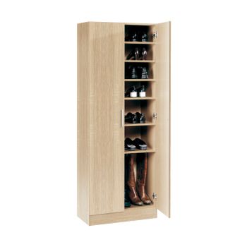 Estantería De Zapatos Eckerö Con Compartimento Lateral Bambú 64 X 72 X 27  Cm Natural [en.casa] con Ofertas en Carrefour