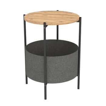 Mesa Centro De Metal Redonda 60x43x43 Safir - Venprodin