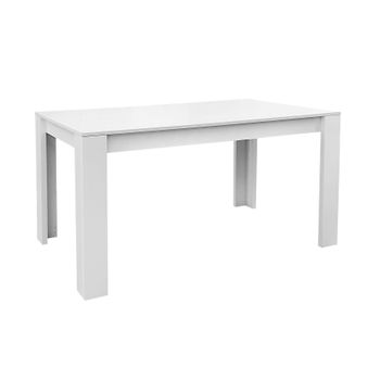 Mesa Funcional 4 Plazas 141x81 Blanco