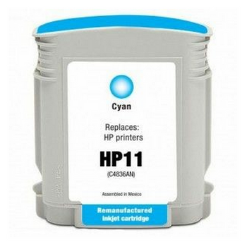 Hp 11 Cyan Cartucho De Tinta Compatible C4836a