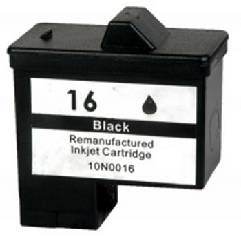 Lexmark 16 Negro Cartucho De Tinta Remanufacturado 10n0016e