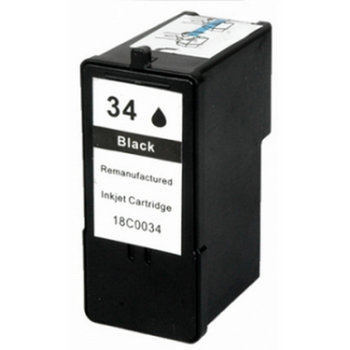 Lexmark 34 Negro Cartucho De Tinta Remanufacturado 18c0034e