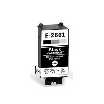 Cartucho De Tinta Epson T2661 / T266 Negro Compatible Con C13t26614010 Para Epson Workforce Wf100 W