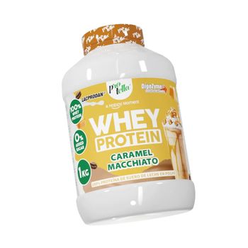 Protella - Whey Protein 1 Kg - Proteína De Suero De Leche -  Sabor: Caramel Machiato