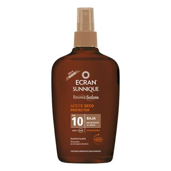 Aceite Solar Sunnique Ecran Spf 10 (200 Ml)