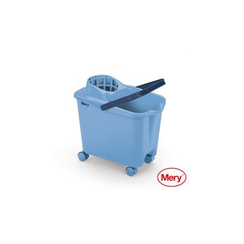 Cubo Con Escurridor 14 L Ruedas Marca Mery