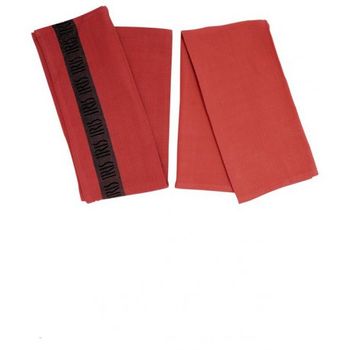 Paño Cocina Set-2 Rojo - Iris 50x70 Cm 9212-2t