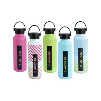 Botella Inox Termo On The Go Fluor Marca Iris