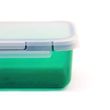 Hermetico Microondas Congelador Transp Verde 0.75l