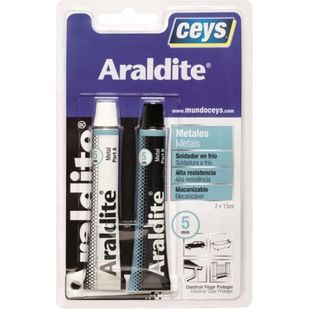 Adhesivo Araldite Ceys Especial Metales 5 Minutos 2x15ml