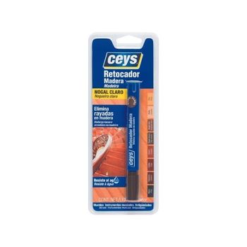 ceys - Cantos Autoadhesivos para Madera - Máxima adherencia sin plancha -  Color Nogal - 19mm x 5m