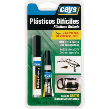 Adhesivo Especial Plásticos Difíciles Ceys 3g + 4ml