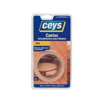 Cantos Autoadhesivos Para Madera Ceys Pino 5mx19mm