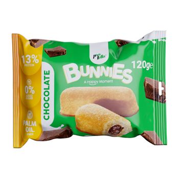 Protella - Bunnies 120 G - Bizcochos Rellenos -  Sabor: Chocolate