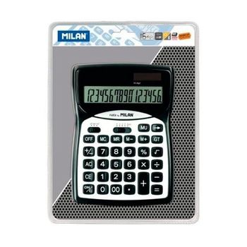 Milan Calculadora 16 Digitos Dual Negro Blister