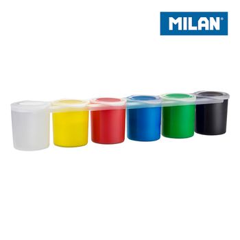 Estuche Tempera 25ml 6 Colores Milan - Neoferr..