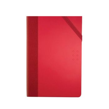 Libreta Paper Book Tapa Roja 21x14,6x1,6cm Milan - Neoferr..