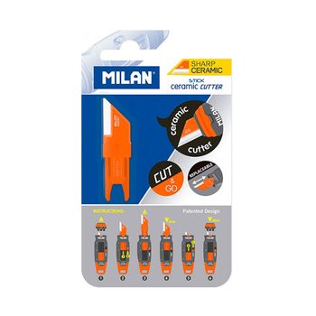 Pack 12 Unids - Recambio Hoja Ceramica Cutter Stick Milan - Neoferr*