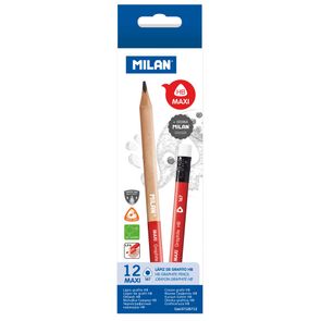 Blister 3 Lapices, Sacapuntas Y Goma Borrar Milan - Neoferr* con Ofertas en  Carrefour