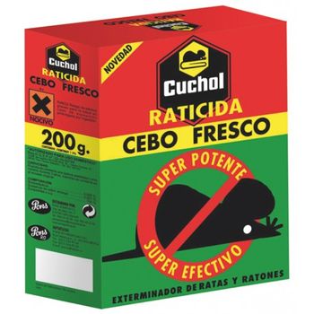 Raticida Cebo Fresco - Cuchol - 39120 - 200 G