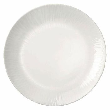 Plato Llano Bormioli Coconut Blanco Vidrio Templado (ø 27 Cm)