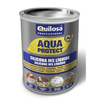 Silicona Liquida Impermeable 1 Kg Terracota Ms Aqua Protect Quilosa