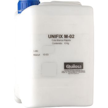 Cola Blanca Garrafa M 02 - Unifix - T034926 - 5 Kg..