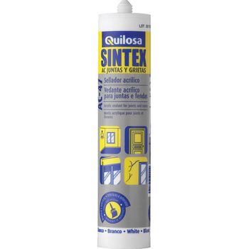 Sellador Acrílico Sintex Ac-47 Gris Quilosa Profesional 300 Ml