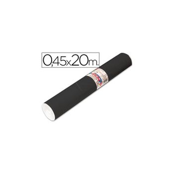 Rollo Adhesivo Aironfix Unicolor Negro Mate 67004 -rollo De 20 Mt