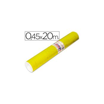 Rollo Adhesivo Aironfix Unicolor Amarillo Brillo 67007-rollo De 20 Mt