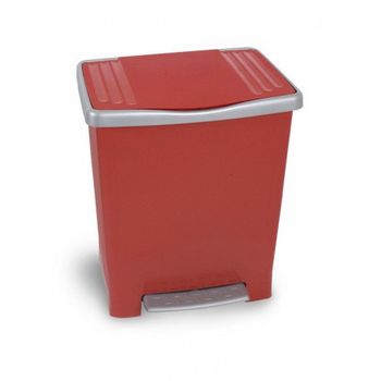 TATAY Cubo de basura Millenium Pedal, US:Talla única, Rojo