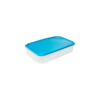 Tupper De Plástico Hermético Rectangular. Tartera Para Comida Reutilizable  Con Tapa, Apto con Ofertas en Carrefour