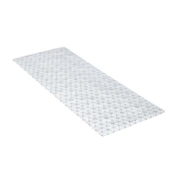 Alfombra Baño Diamond 96x36 Cm Traslucido