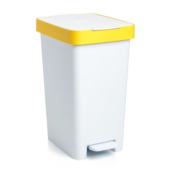 Cubo De Basura Con Pedal Doble 2x30l Reciclaje, Blanco con Ofertas en  Carrefour