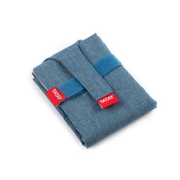 Tatay Urban Food Baguette - Porta Bocadillos Textil Reutilizable E Impermeable. Denim Blue