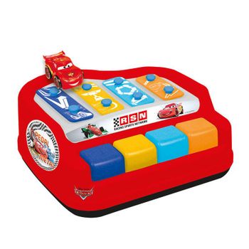 Xilofon 4 Notas Cars Disney Estuche Figura