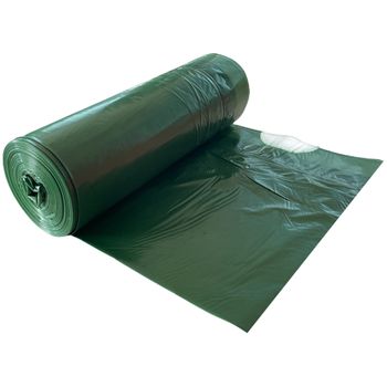 20 Bolsas De Basura Polietileno Wellhome Ecologic Bag 55x60 Cm 30l Verde