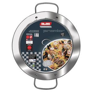 IBILI - Paellera premier - 40 cm - Acero inoxidable - 9 raciones - Apto  para induccion : : Hogar y cocina