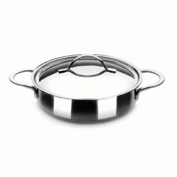 Ibili - 605318 - Tartera Con Tapa Inox Noah 18 Cm