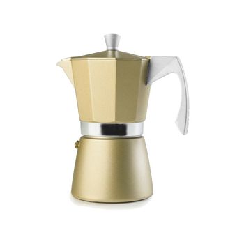 Cafetera  Ibili 623909 Evva Golden 9 Tazas Induccion