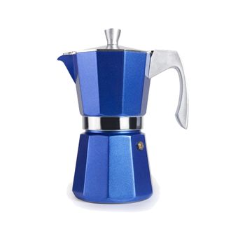 Cafetera  Ibili 623006 Evva Blue 6 Tazas Induccion