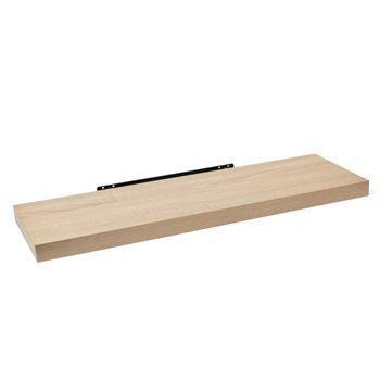 Estante Pared 80 Cm - Madera Clara