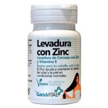 Levacinc (levadura Viva 350 Mg) Ynsadiet 60 Cápsulas