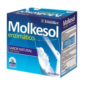 Molkesol Natural Enzimatico Con Estevia 30 Sobres Ynsadiet