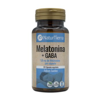 Melatonina + Gaba 30 Cápsulas Vegetales Naturtierra