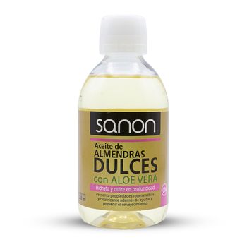 Aceite De Almendras Con Aloe Vera 250 Ml Sanon