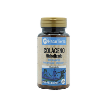 Colágeno Hidrolizado Con Magnesio + Silicio Orgánico + Vitaminas C Y D 90 Comprimidos Naturtierra