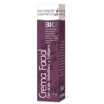 Crema Facial Bio Ac Hialuron Y Colage 50 Ml Nutrio Ynsadiet